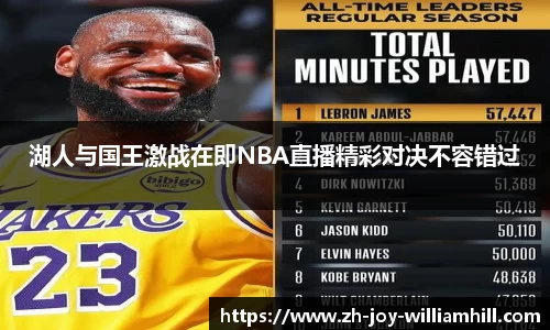 湖人与国王激战在即NBA直播精彩对决不容错过