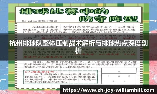 杭州排球队整体压制战术解析与排球热点深度剖析